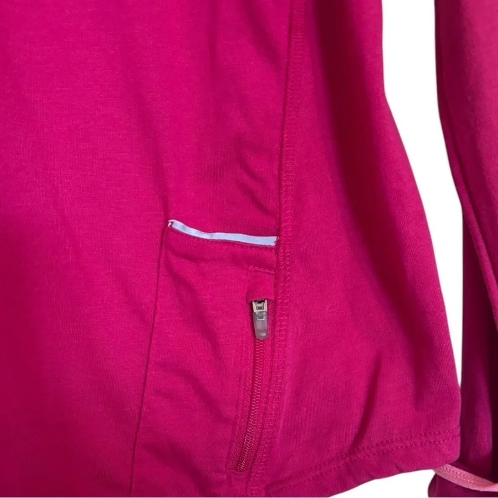 Nike Dri Fit Long Sleeve Pink Running Shirt Size Large (L)